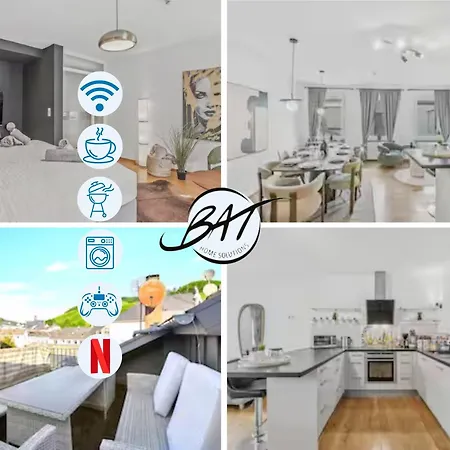 Bat Solutions Altstadt - Alles Was Ein Nicht Bietet - Direkt Am Beruehmten Wasserfall - 151 Qm Stadthaus Von 1732 Fuer 12 Personen - Dachterrasse Mit Grill & Weinbergblick - Garage & Weinkeller Σπίτι διακοπών